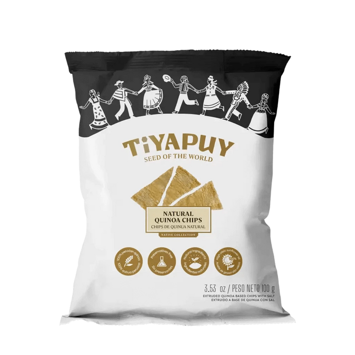 Chips de Quinua Natural (100 g) - Tiyapuy Perú